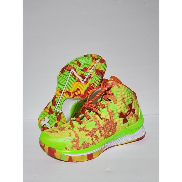 Under Armour  Curry 1 Retro Sour Patch Kids x 3026196 300 Basketball Shoe Size 8 - Picture 1 of 12